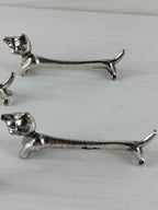 Double-set de 6 porte-couteaux "chien" et 6 porte-couteaux "chat"