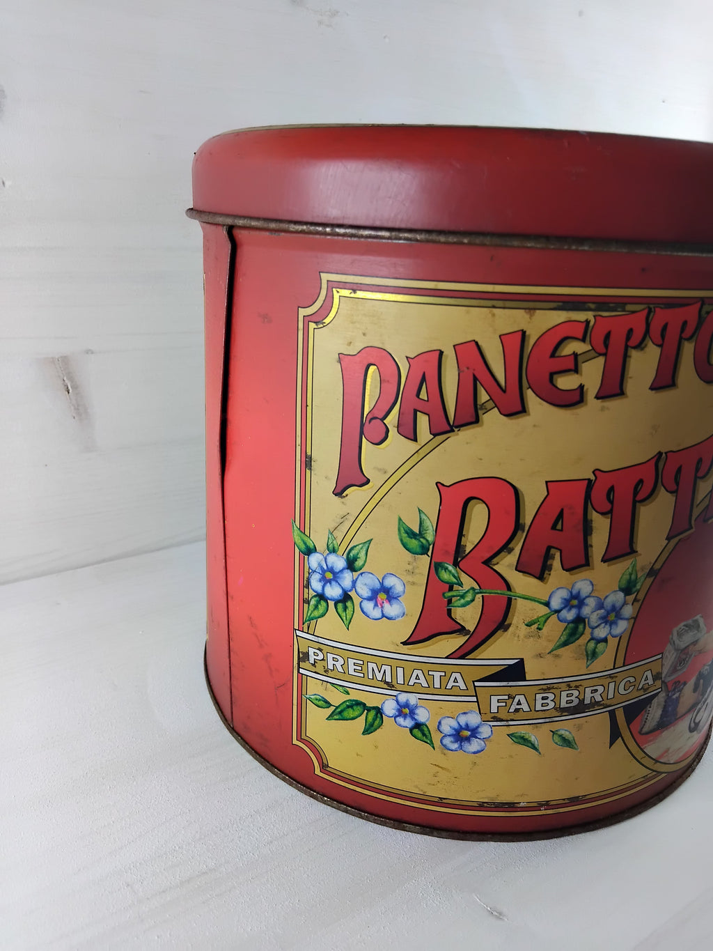 Boite en fer blanc "Pannetone"
