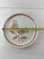 Assiette décor chardons