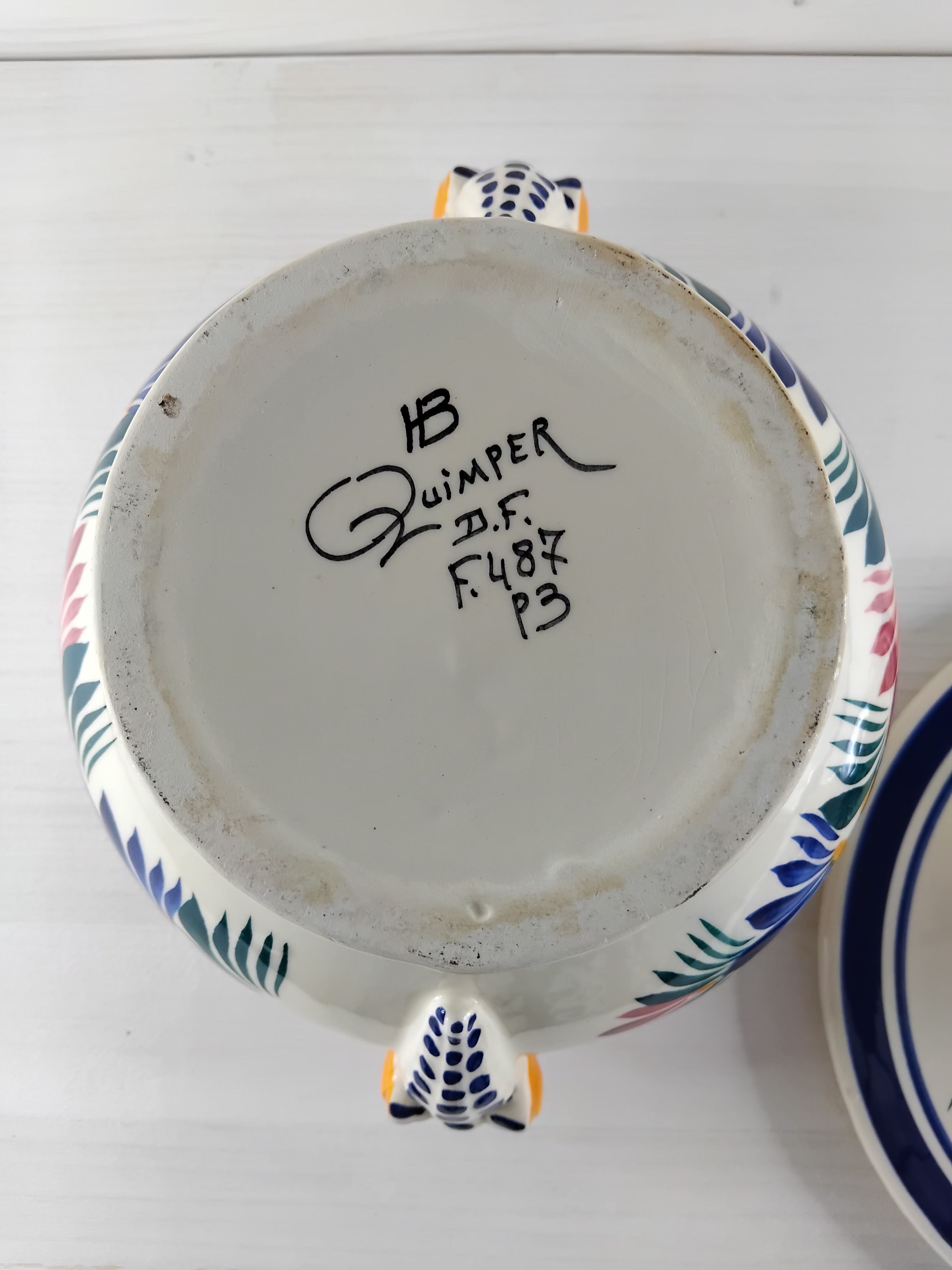 Soupière Henri Quimper