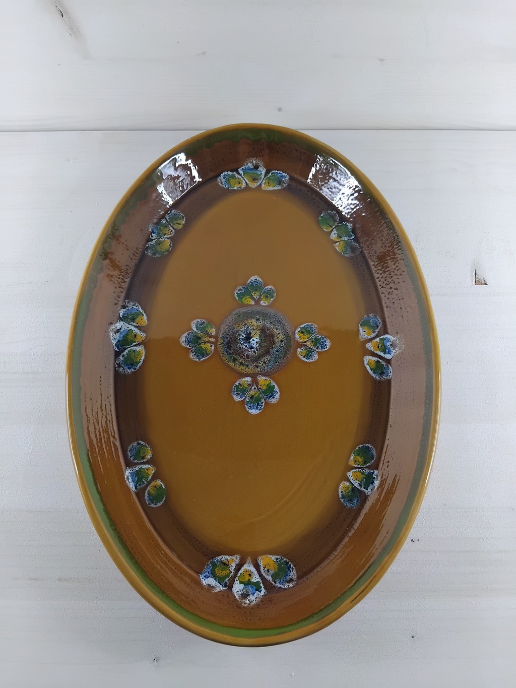 Plat de service faïencerie de Pornic Berangère