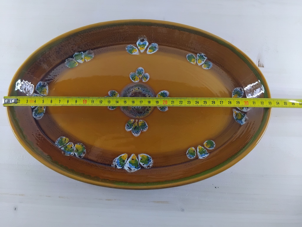 Plat de service faïencerie de Pornic Berangère