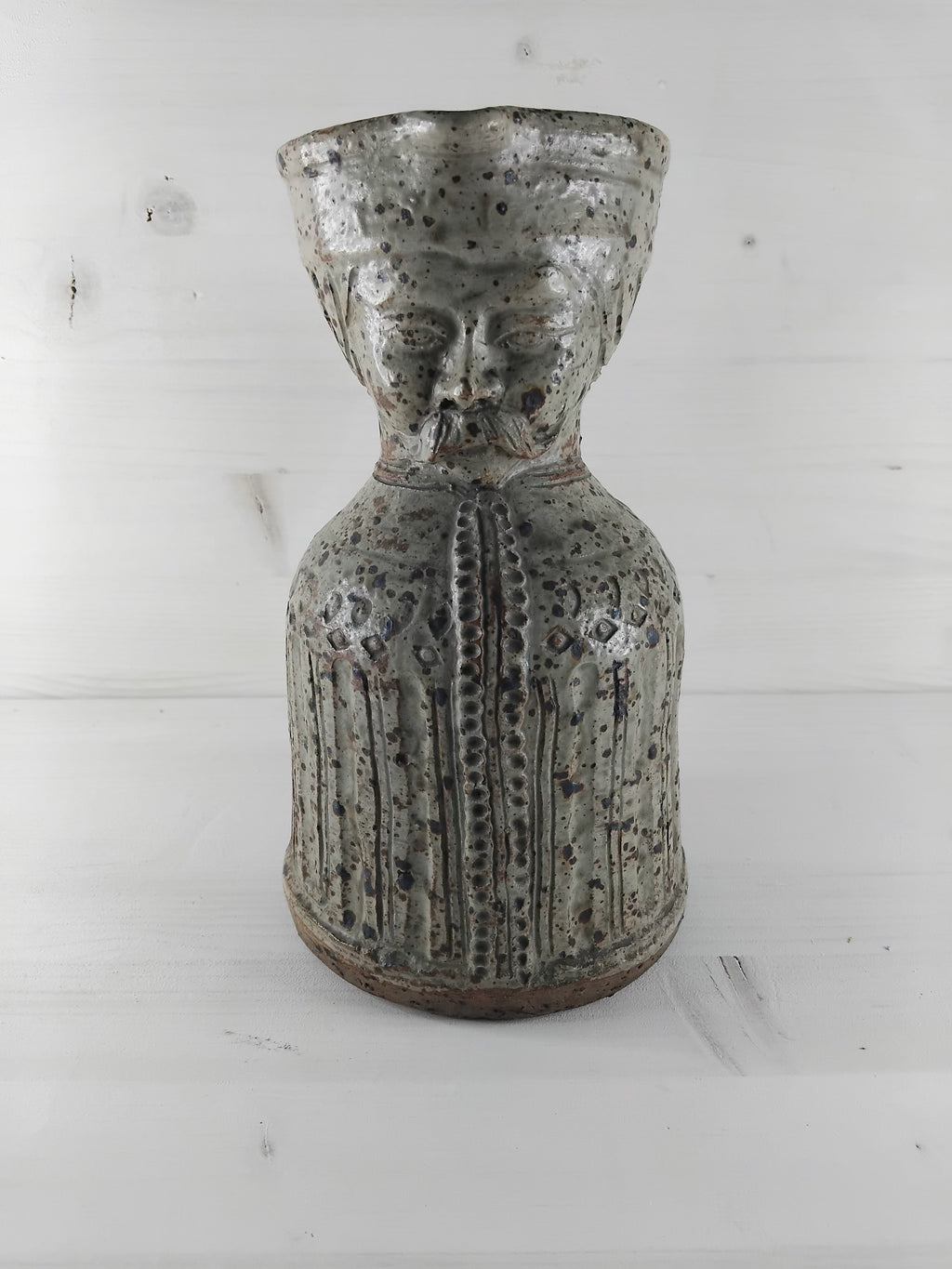 Pichet anthropomorphe grès mid-century