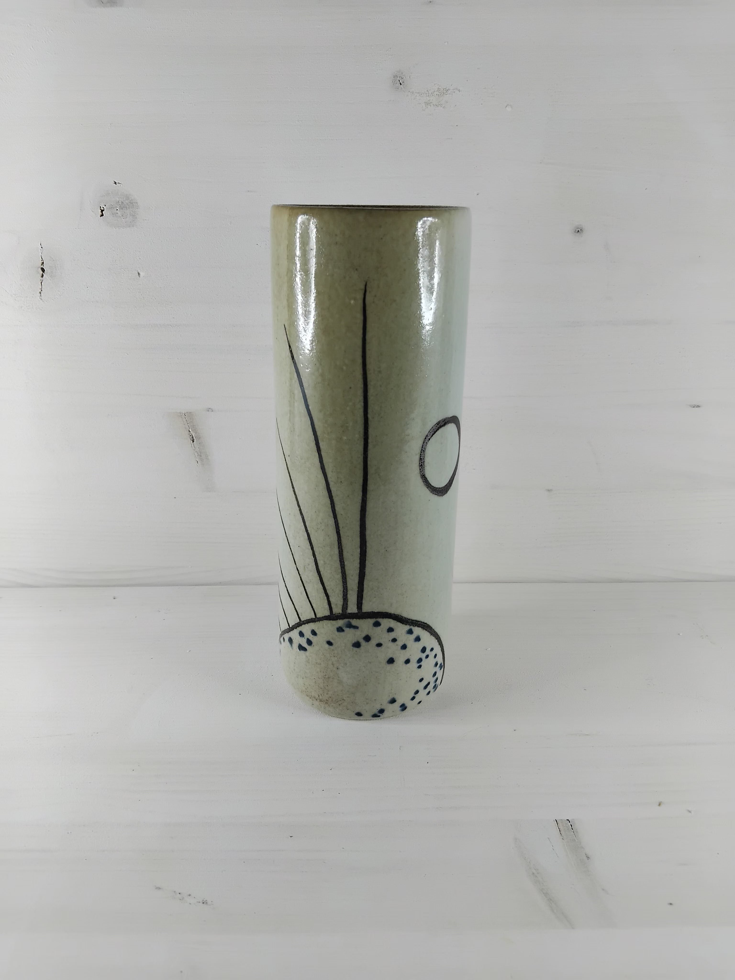 vase tube mid-century