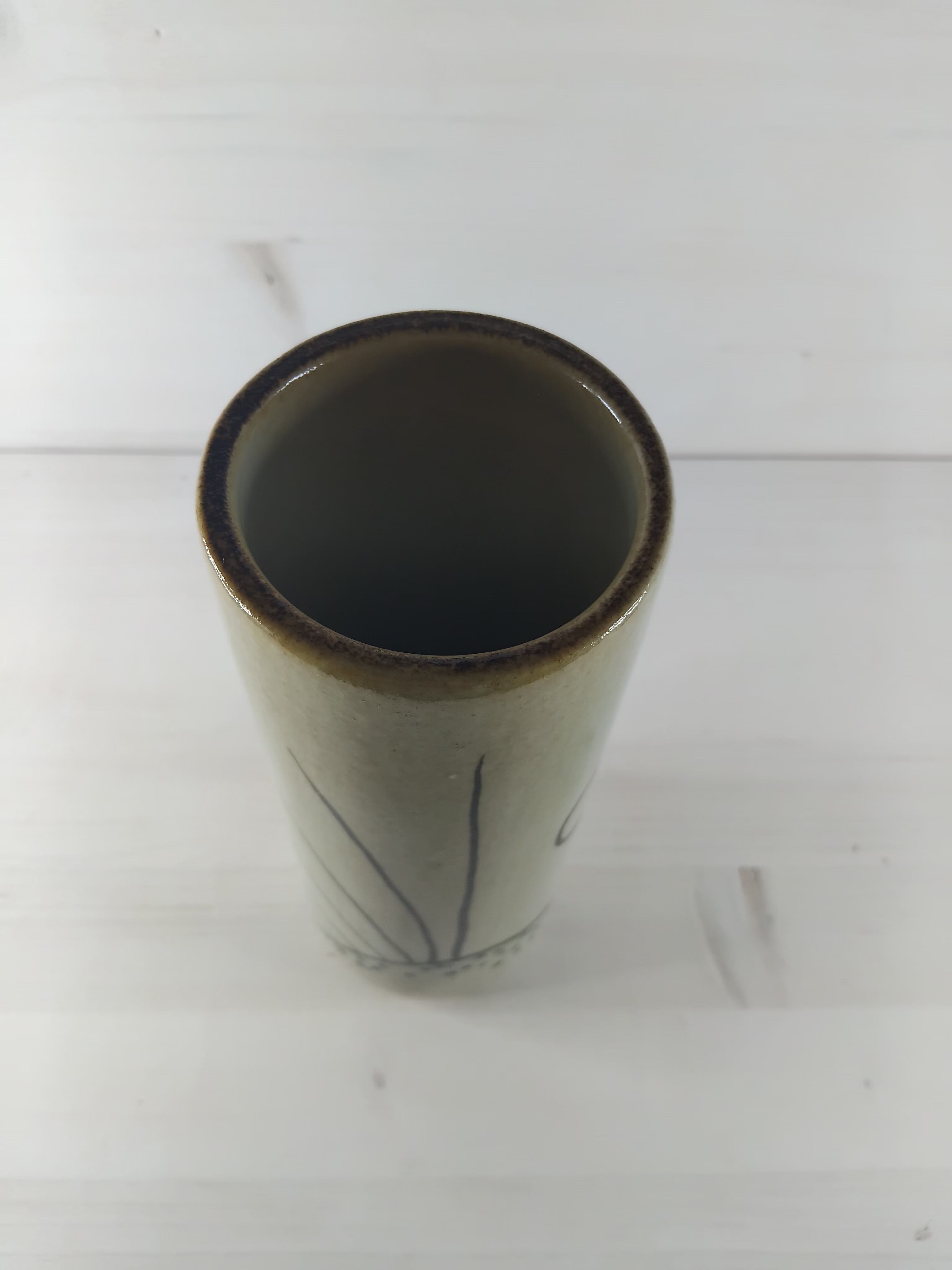 vase tube mid-century