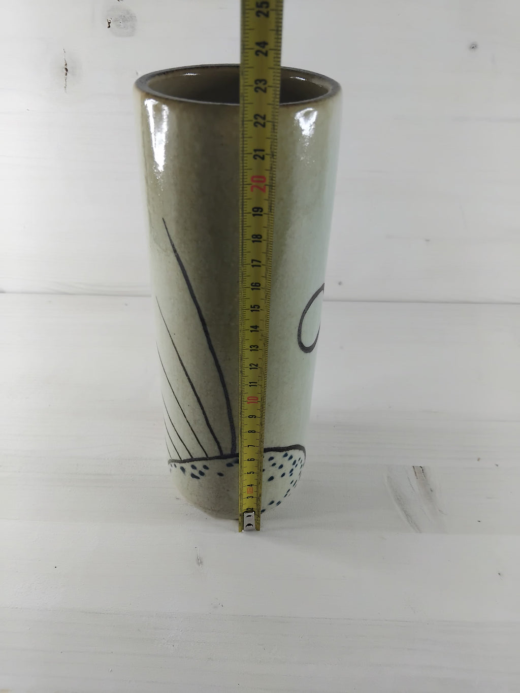 vase tube mid-century
