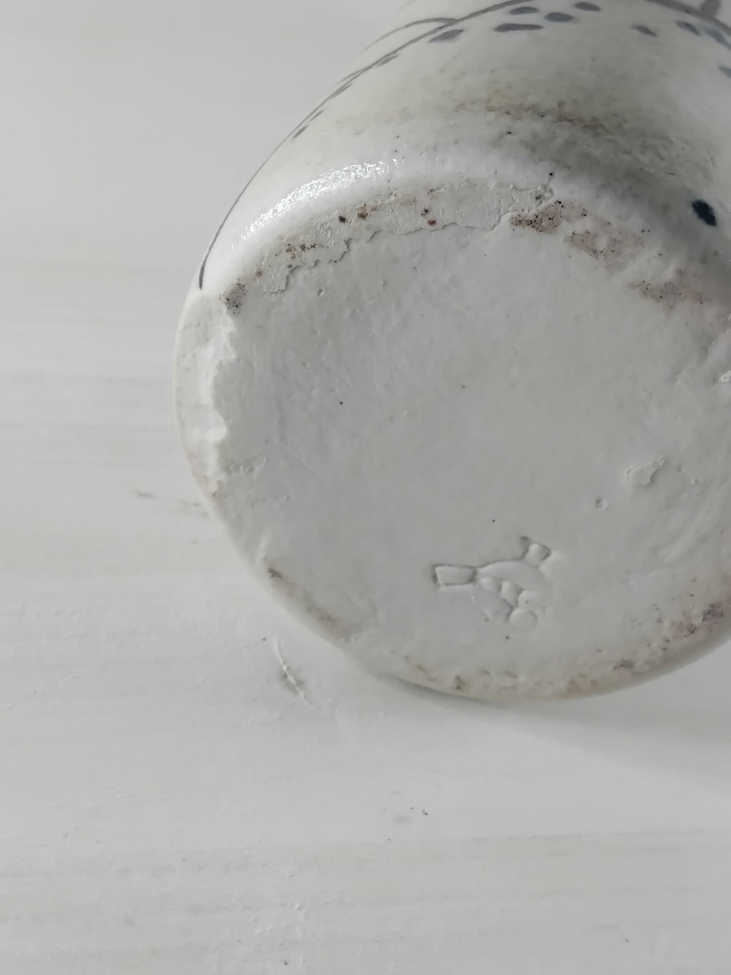 vase tube mid-century