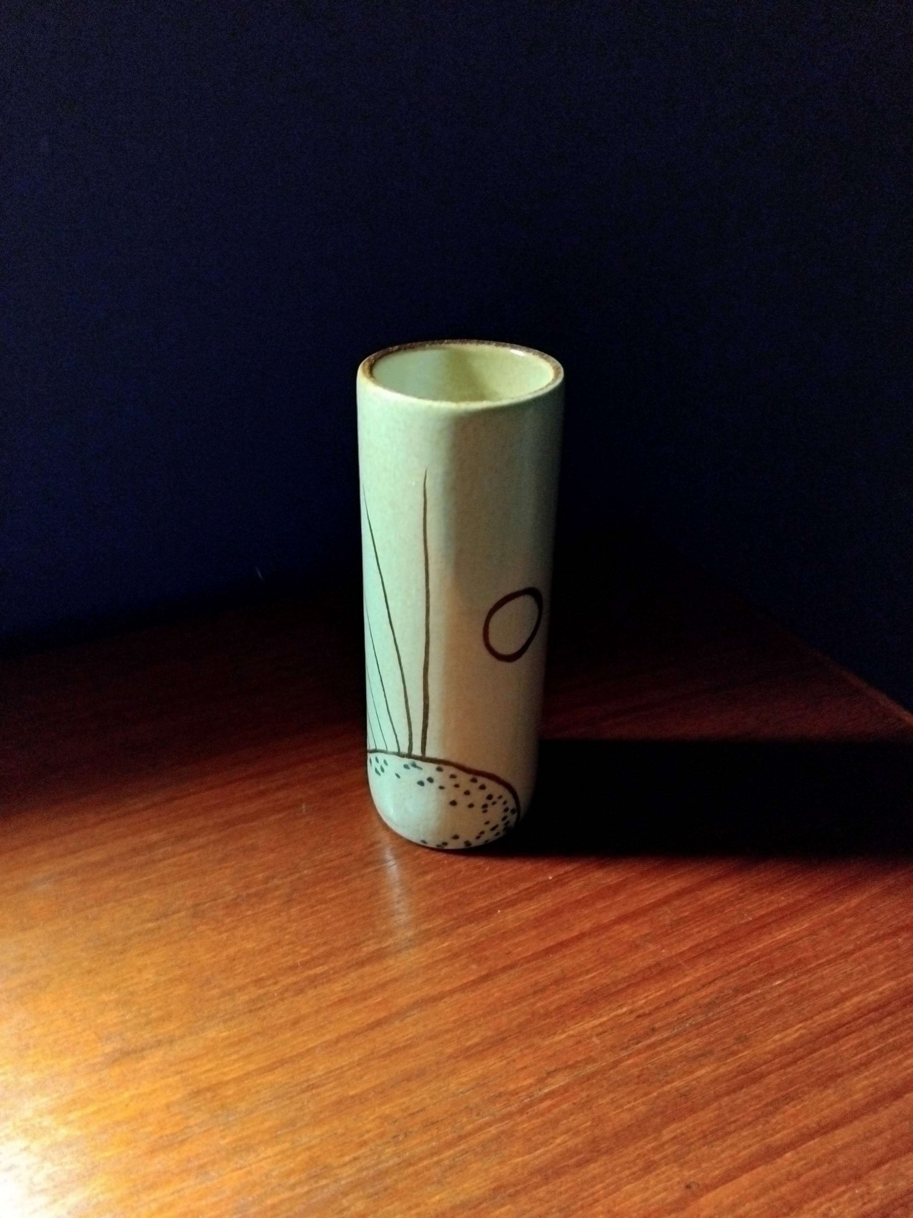 vase tube mid-century