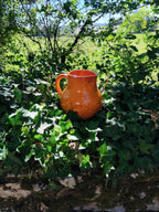 Pichet en céramique orange