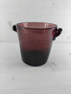 Seau à glace en verre bullé BIOT