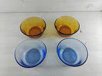Suite de 4 raviers colorés Duralex