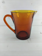 Pichet en verre ambré