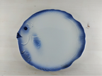 Assiette de service ichthyomorphe Lunéville