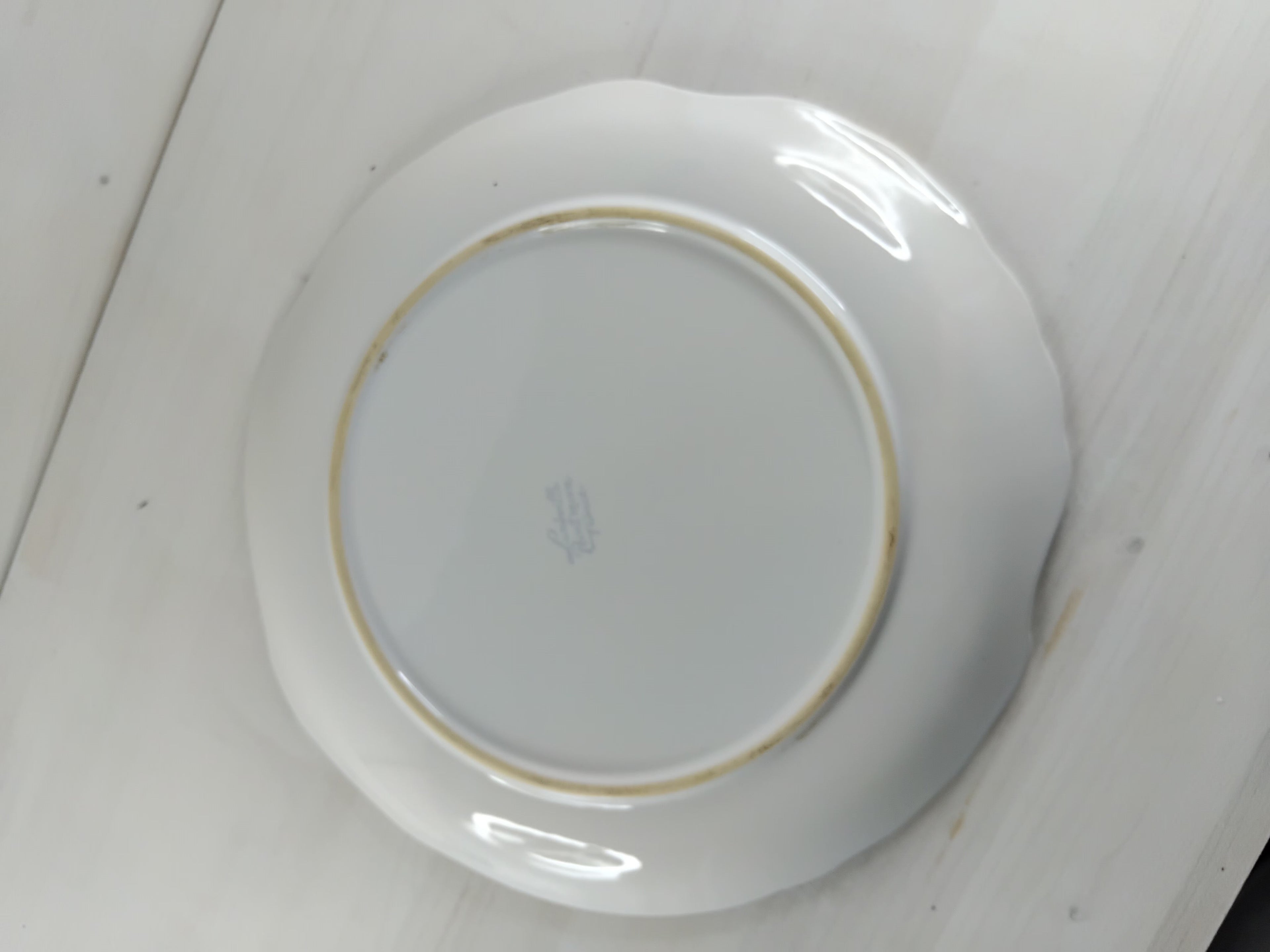 Assiette de service ichthyomorphe Lunéville