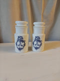 pots à pharmacie en verre opaline — Italie