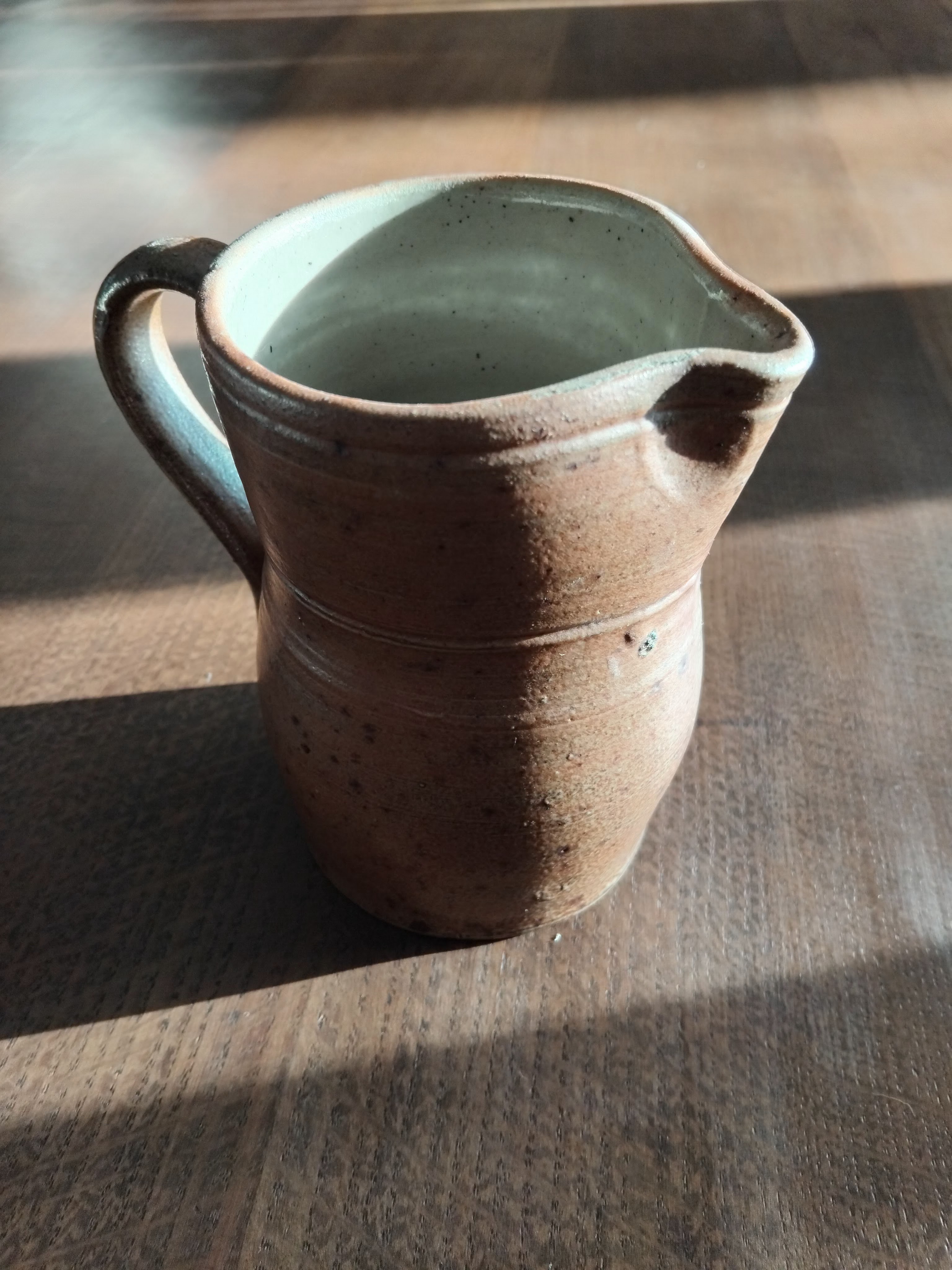 pichet pot-à-lait grès bohème brocante